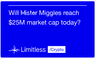 Will Mister Miggles reach $25M market cap today?