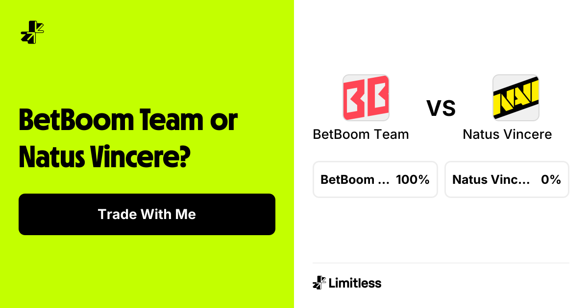 BetBoom Team vs Natus Vincere: Map 2 Winner Odds: Natus Vincere 52% ...