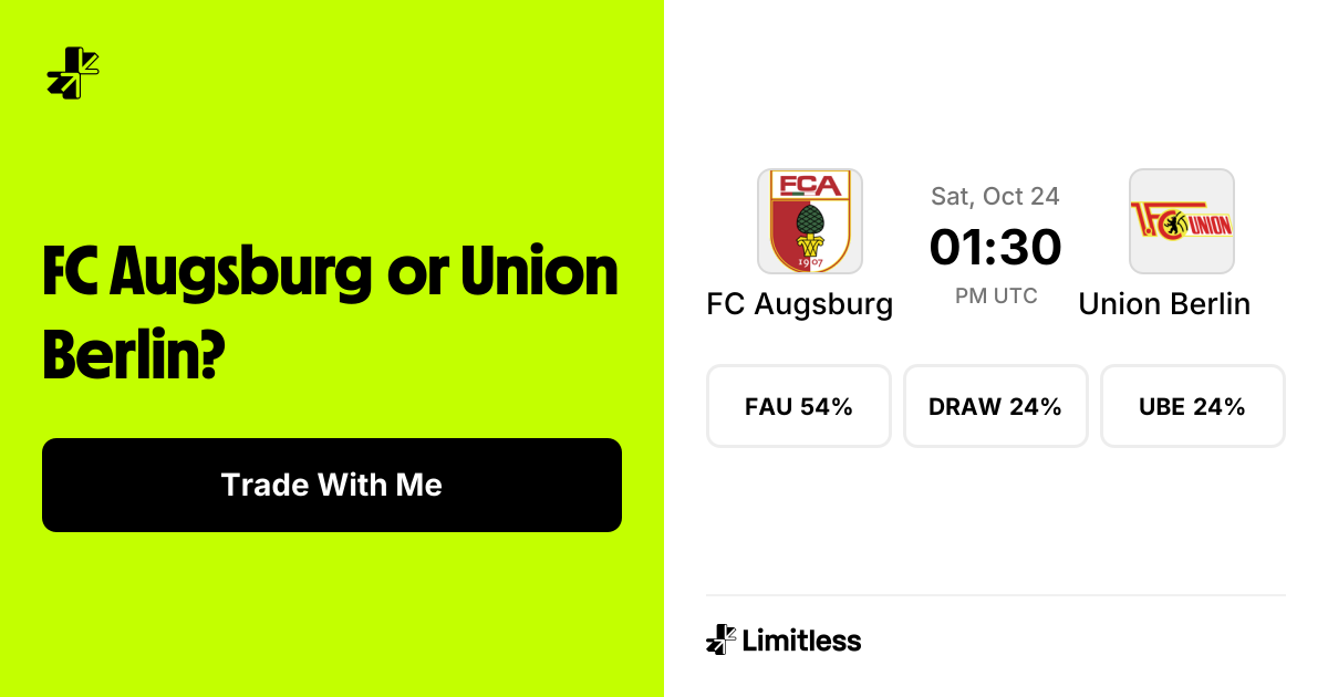 FC Augsburg vs Union Berlin Odds: FC Augsburg 54% to Win | BUNDL ...