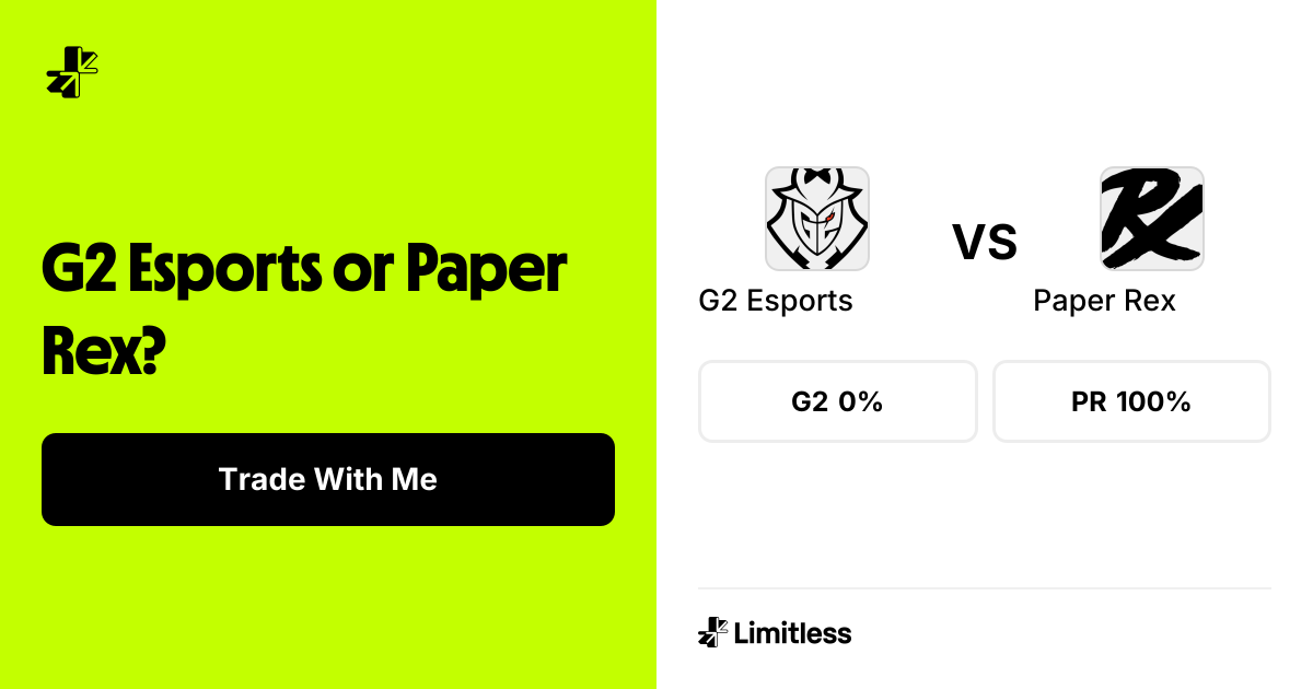 G2 Esports vs Paper Rex | Limitless