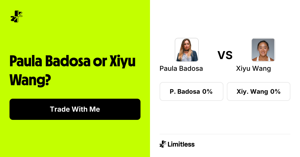 Paula Badosa vs Xiyu Wang Odds | WTA Guangzhou Open | Limitless