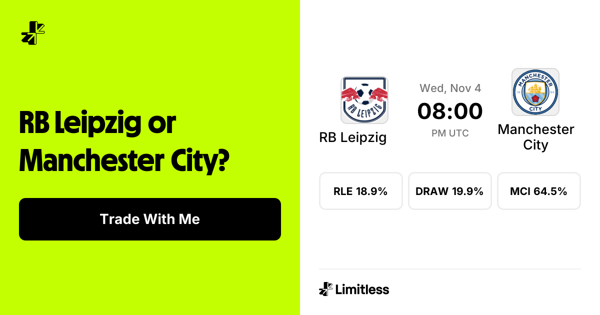 RB Leipzig vs Manchester City Odds: Manchester City 64% to Win | UCL ...